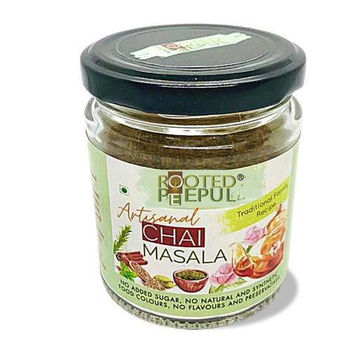 Rooted Peepul Artisanal Chai Masala Rooted Peepul Artisanal Chai Masala--75 g Glass Jar