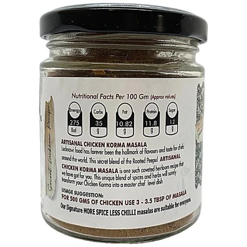 Rooted Peepul Artisanal Chicken Korma Masala - Enhances Flavour & Aroma - Image 3