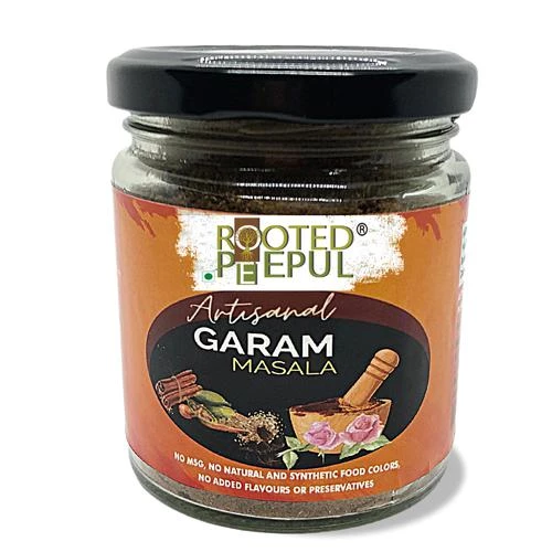 Rooted Peepul Artisanal Garam Masala Rooted Peepul Artisanal Garam Masala--75 g Glass Jar