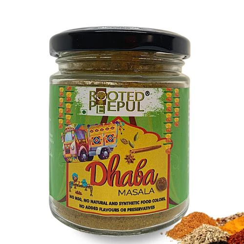 Rooted Peepul Dhaba Masala - No Added Flavours & Preservatives Rooted Peepul Dhaba Masala - No Added Flavours & Preservatives--75 g