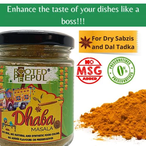 Rooted Peepul Dhaba Masala - No Added Flavours & Preservatives - Image 4