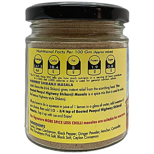 Rooted Peepul Highway Shikanji Masala - No Added Flavour & Preservatives - Image 2
