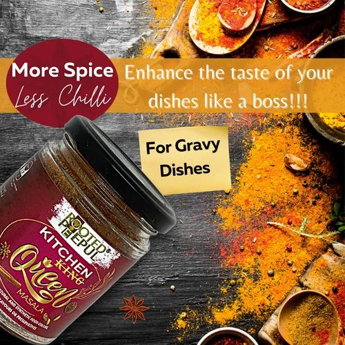 Rooted Peepul Kitchen Queen Masala - No Added Flavours & Preservatives - Image 7
