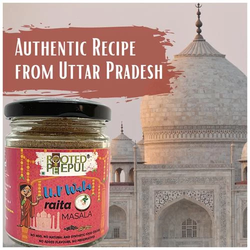 Rooted Peepul U.P. Wala Raita Masala - No Added Flavours & Preservatives - Image 7