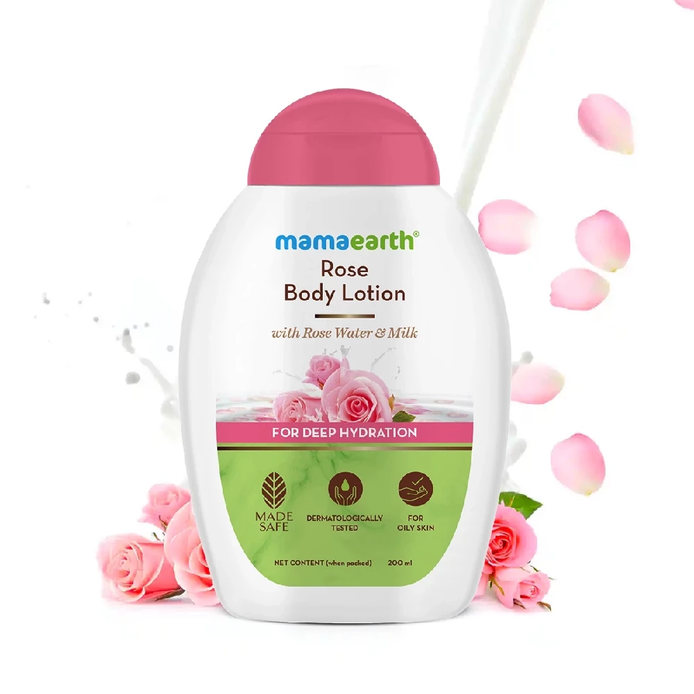 Rose Body Lotion with Rose Water and Milk For Deep Hydration - Image 11