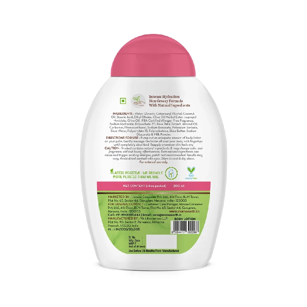 Rose Body Lotion with Rose Water and Milk For Deep Hydration - Image 17