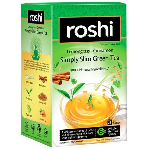 Roshi Green Tea - Simply Slim Lemongrass Cinnamon - Image 8