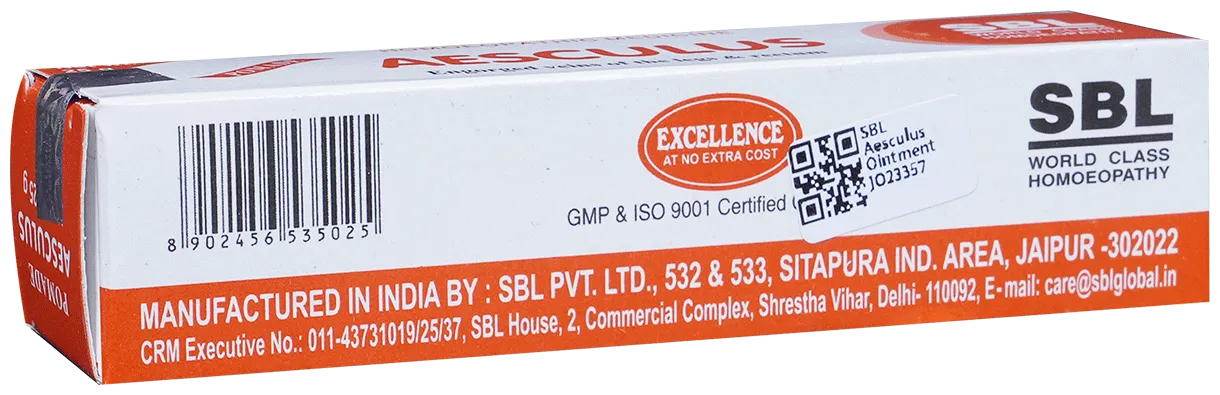 SBL Homeopathy Aesculus Ointment - Image 3
