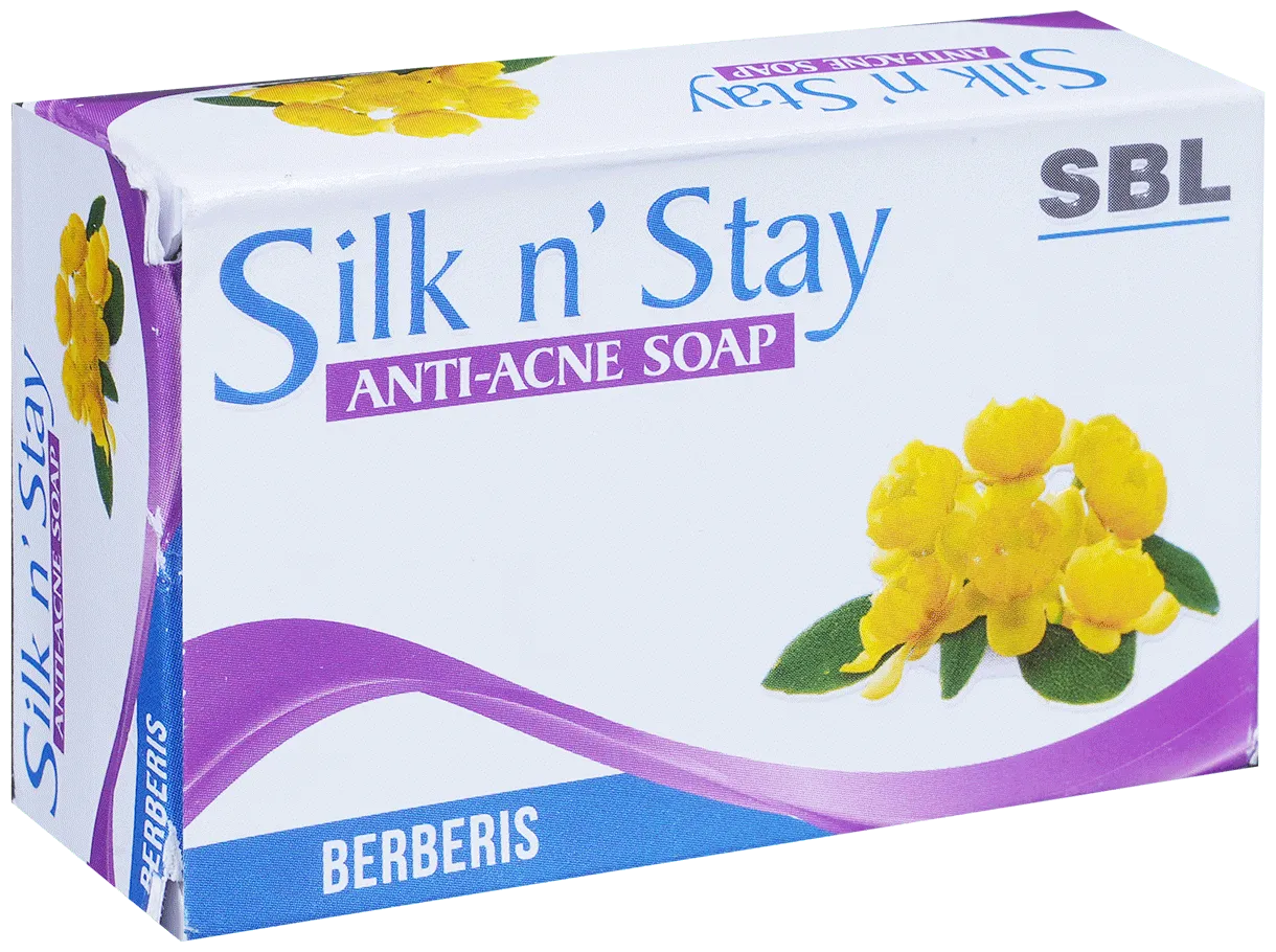 SBL Homeopathy Silk N Stay Anti Acne Berberis Soap - Image 2