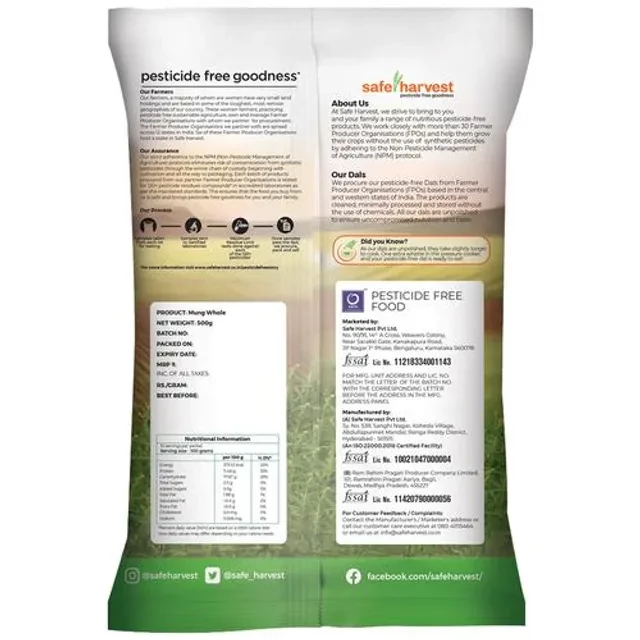 Safe Harvest Green Mung - Image 2