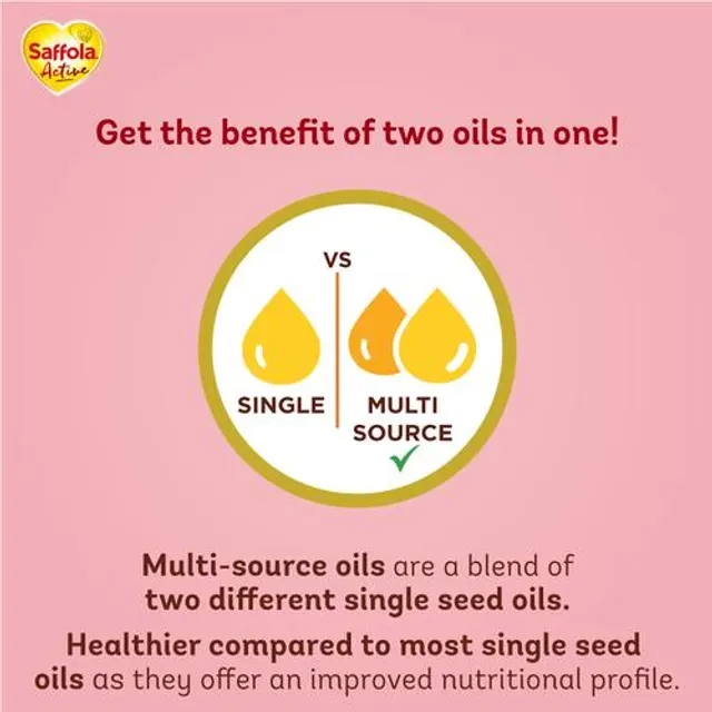 Saffola Active Refined Cooking oil | Blended Rice Bran & SoyaBean oil | Pro Weight Watchers - Image 13