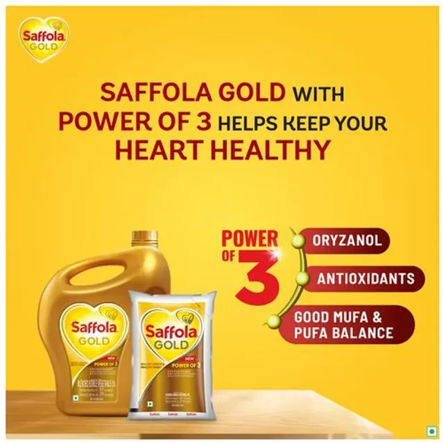 Saffola Refined Cooking oil | Blended Rice Bran & Sunflower oil | Helps Keeps Heart Healthy - Image 8
