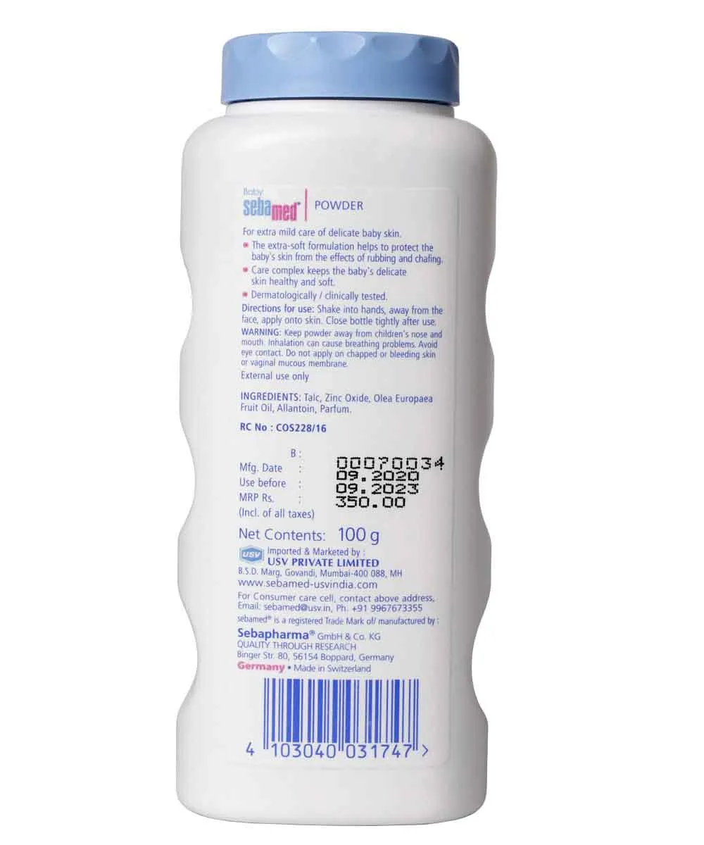 Sebamed Baby Powder with Olive Oil - Image 2