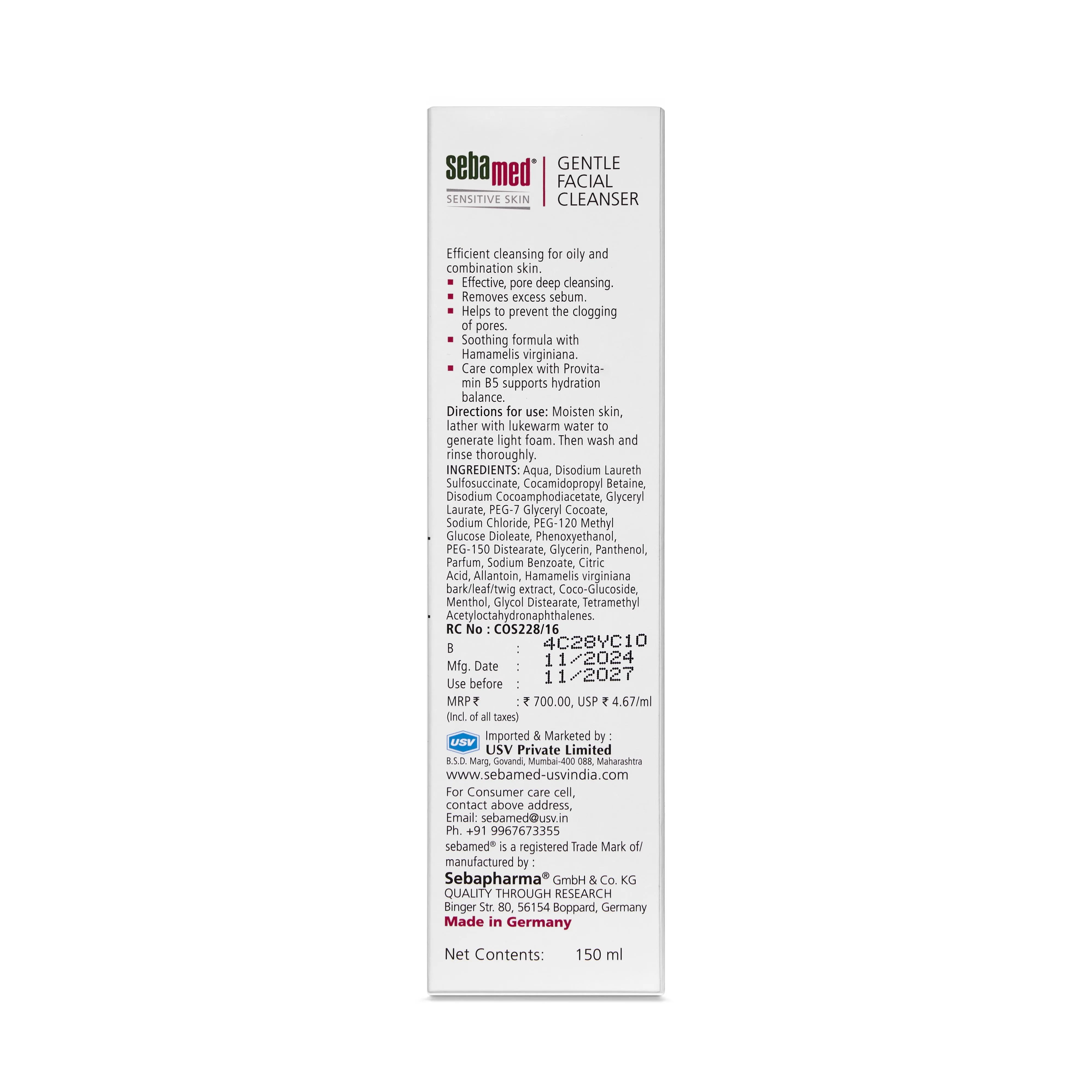 Sebamed Gentle Facial Cleanser - Image 2