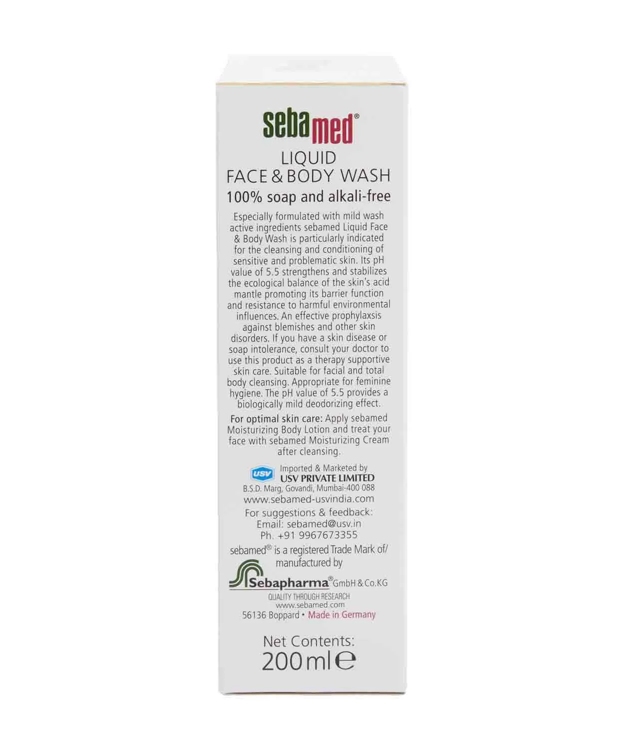 Sebamed Liquid Face and Body Wash - Image 4