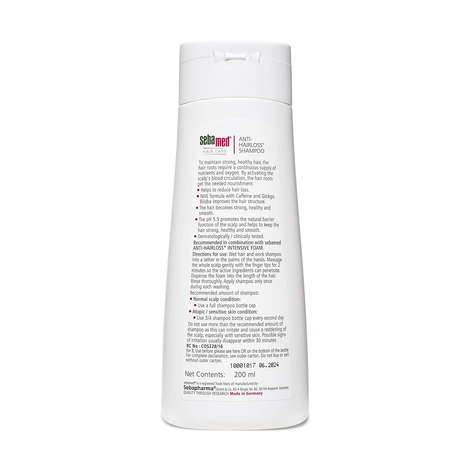 Sebamed Anti- Hairloss Shampoo - Image 2