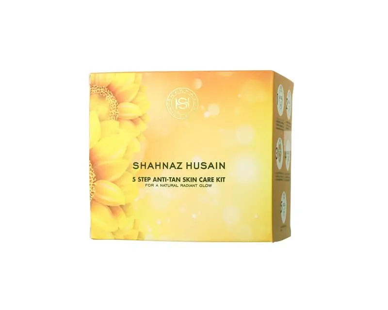 Shahnaz Husain 5 Step Anti-Tan Skin Care Kit Shahnaz Husain 5 Step Anti-Tan Skin Care Kit-Pack Size-50 g