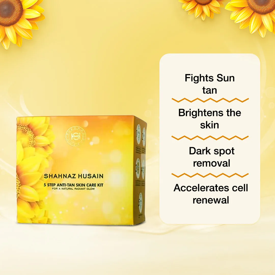 Shahnaz Husain 5 Step Anti-Tan Skin Care Kit - Image 2