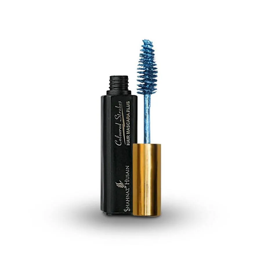 Shahnaz Husain Hair Mascara Plus Instant Glamour Hair Colour Shade No 7 Starlight Blue