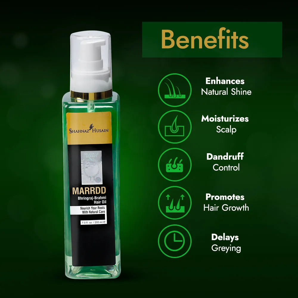 Shahnaz Husain Marrdd Bhringraj-Brahmi Hair Oil - Image 2