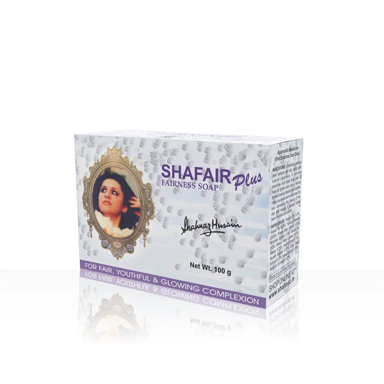 Shahnaz Husain Shafair Plus Ayurvedic Fairness Soap Shahnaz Husain Shafair Plus Ayurvedic Fairness Soap-Pack Size-100 g