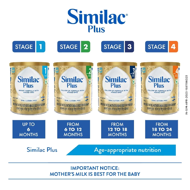 Similac Plus 3 Infant Milk Formula - Stage 3 Upto 24 Months - Image 6