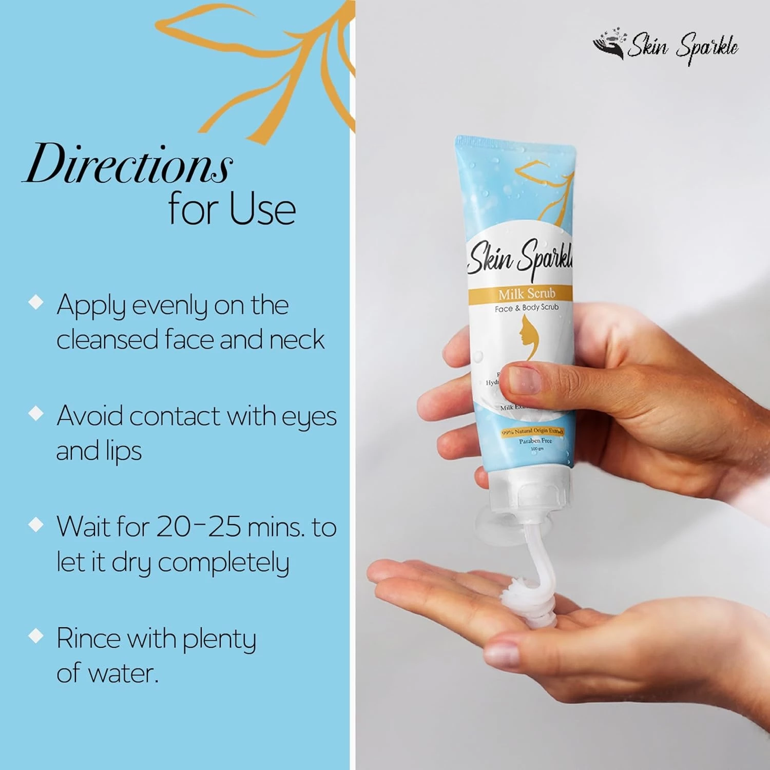Skin Sparkle Face & Body Milk Scrub - Image 2