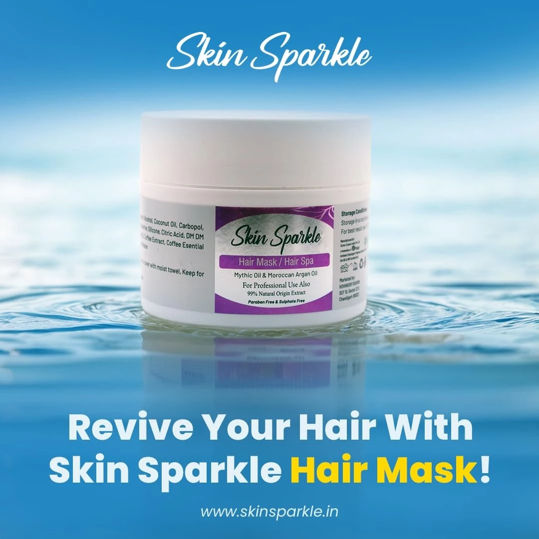 Skin Sparkle Hair Mask-Hair Spa - Image 3