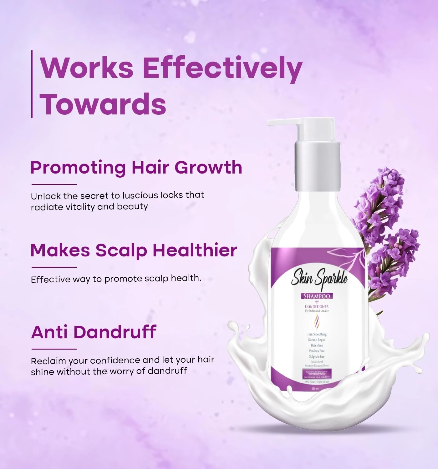 Skin Sparkle Hair Shampoo - Image 2