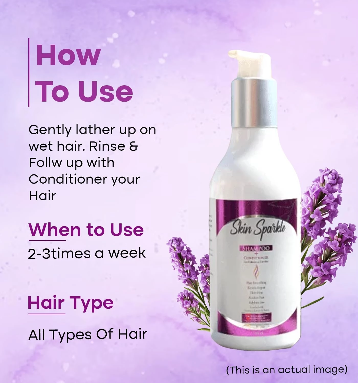 Skin Sparkle Hair Shampoo - Image 3