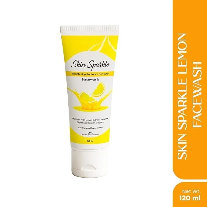 Skin Sparkle Lemon Facewash Skin Sparkle Lemon Facewash-Pack Size-120 ml
