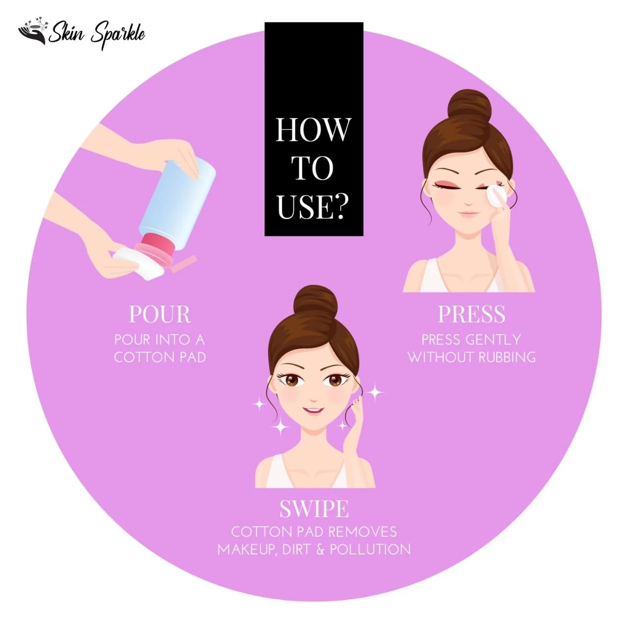 Skin Sparkle Professional Duo Cleanse Makeup Remover - Image 2
