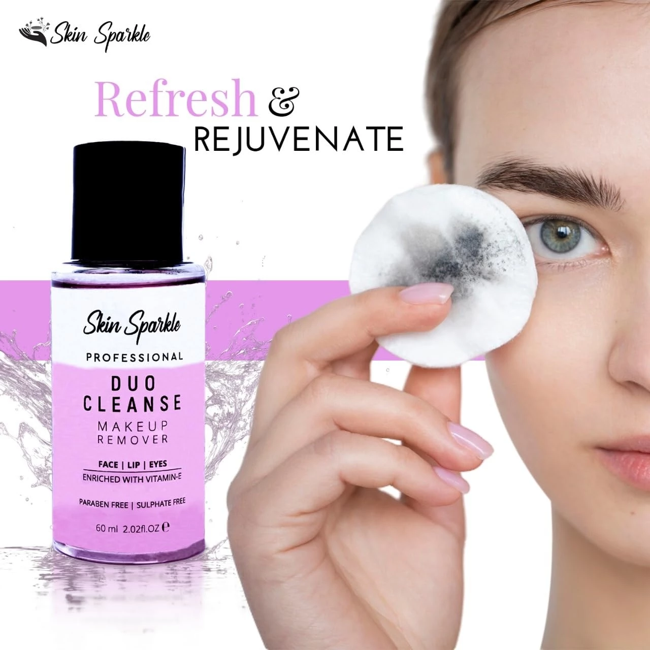 Skin Sparkle Professional Duo Cleanse Makeup Remover - Image 3