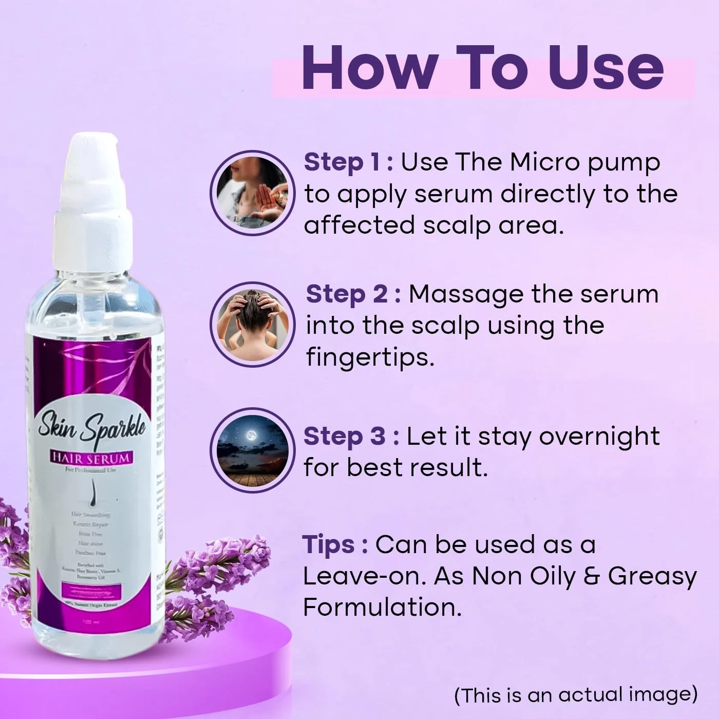 Skin Sparkle Ultra Shine Hair Serum - Image 2