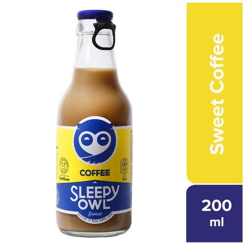 Sleepy Owl Sweet Iced Coffee - Made With Cold Brew