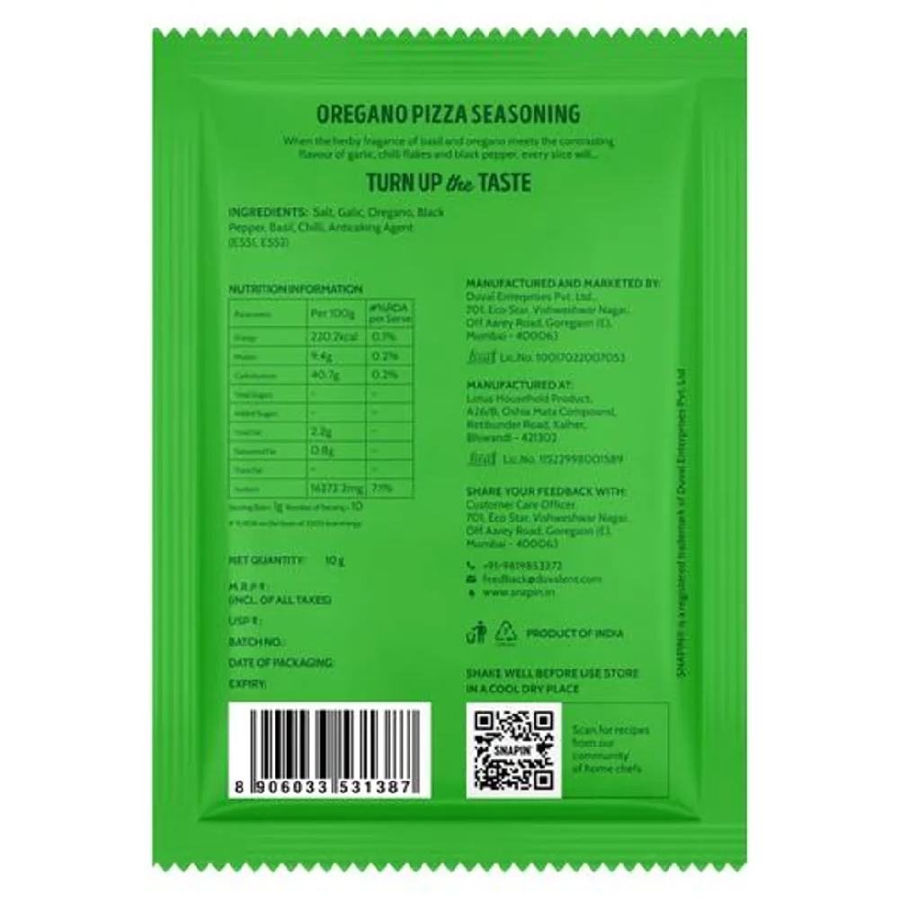 Snapin Oregano Seasoning - Italian Herbs Blend - Image 2