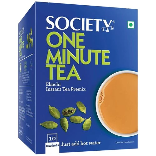 Society One Minute Instant Tea Premix - Elaichi Society One Minute Instant Tea Premix - Elaichi--140 gm Sachets