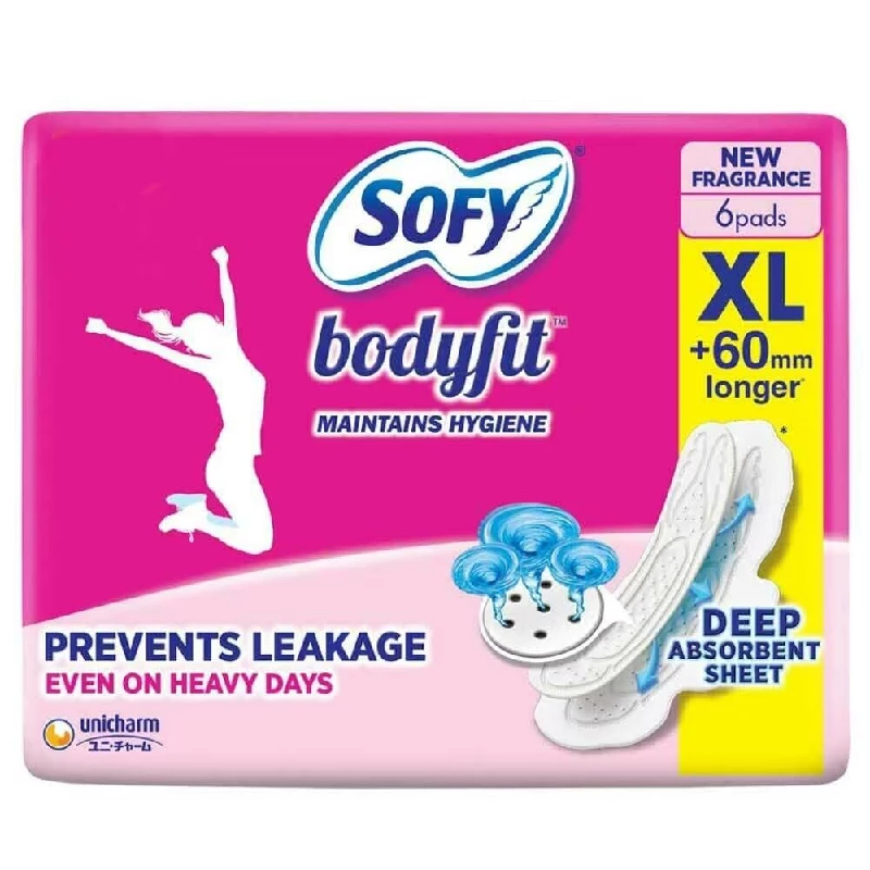 Sofy Body Fit Slim Sanitary Pads Sofy Body Fit Slim Sanitary Pads-Pack Size-6 Pads