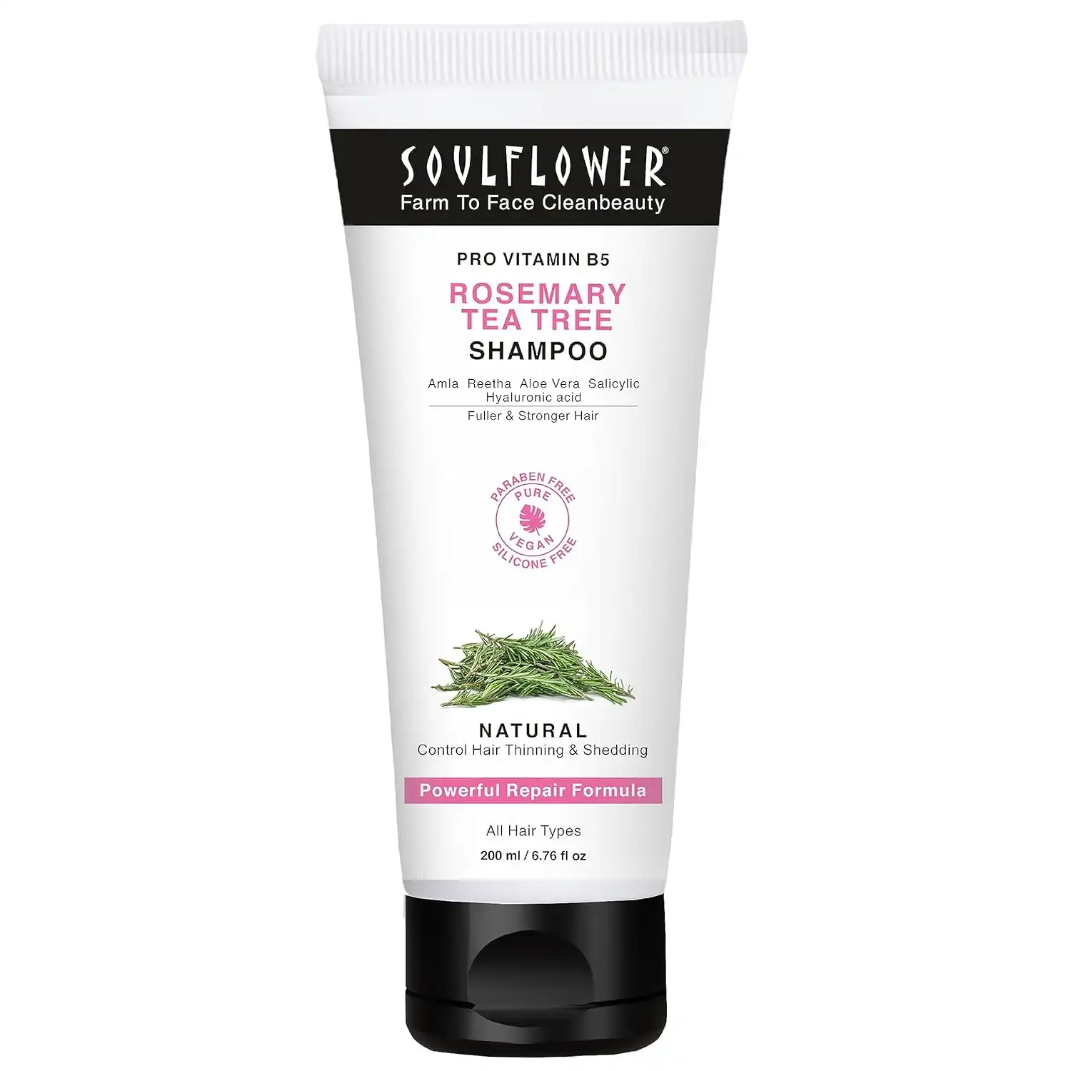 Soulflower Rosemary Shampoo Soulflower Rosemary Shampoo-Pack Size-200 ml