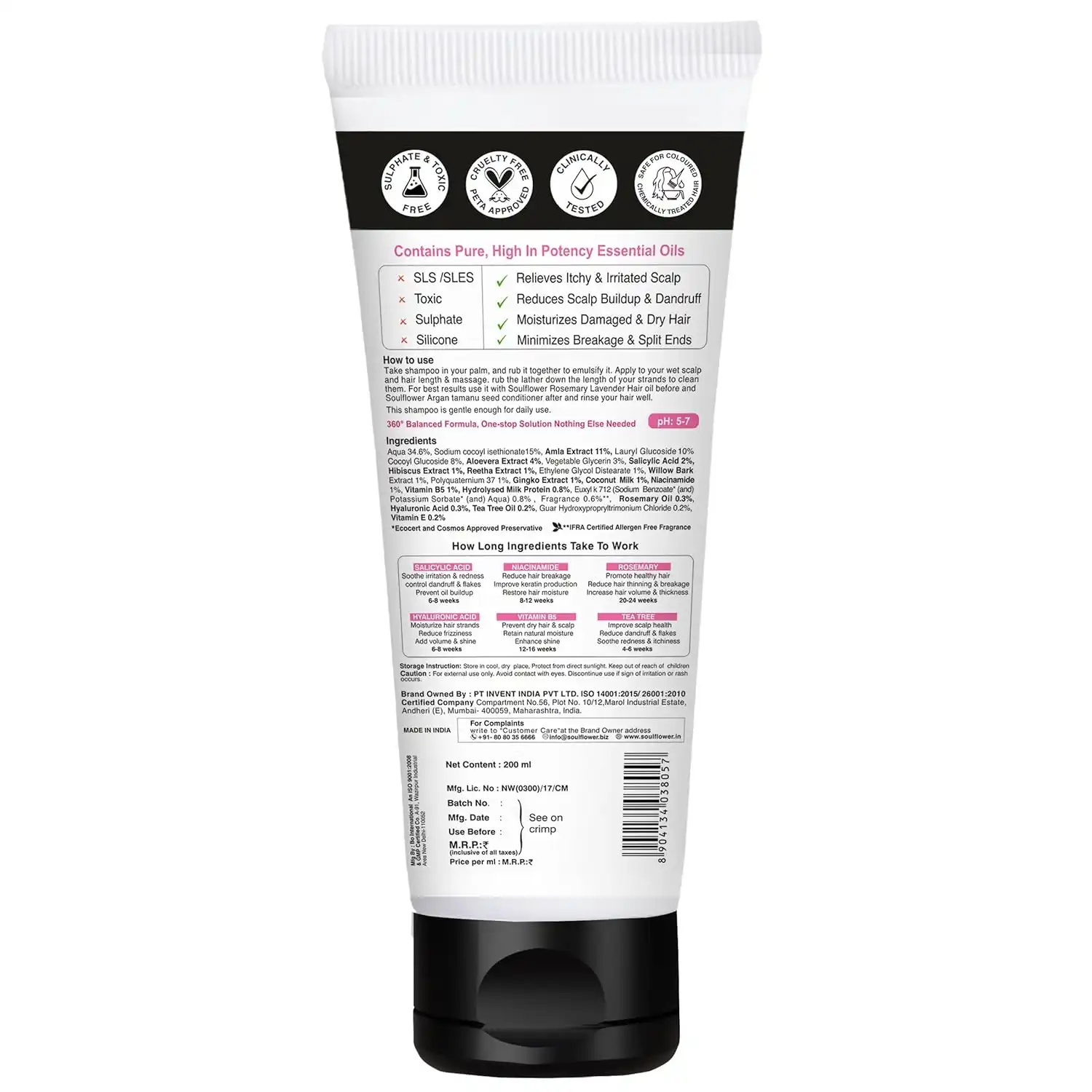 Soulflower Rosemary Shampoo - Image 2