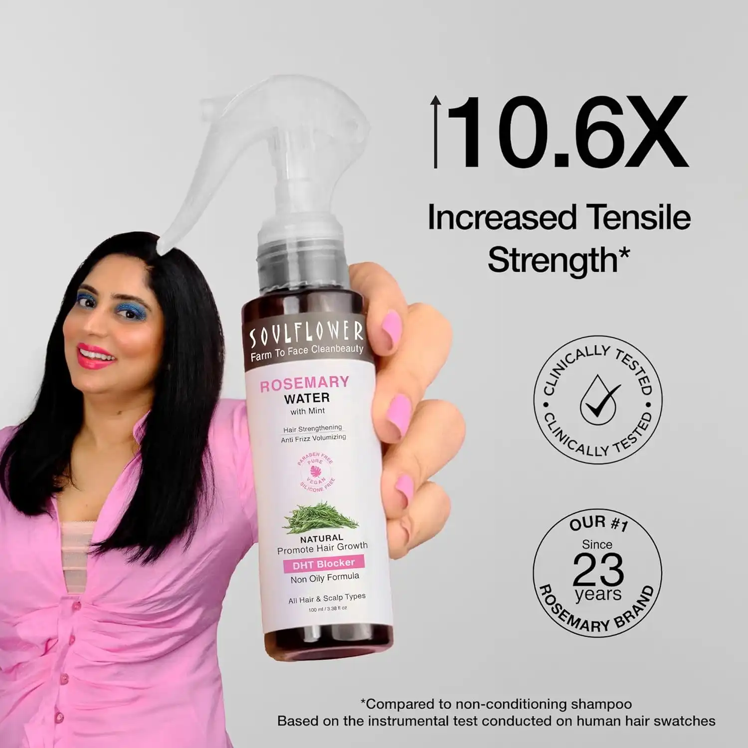 Soulflower Rosemary Water Spray - Image 4