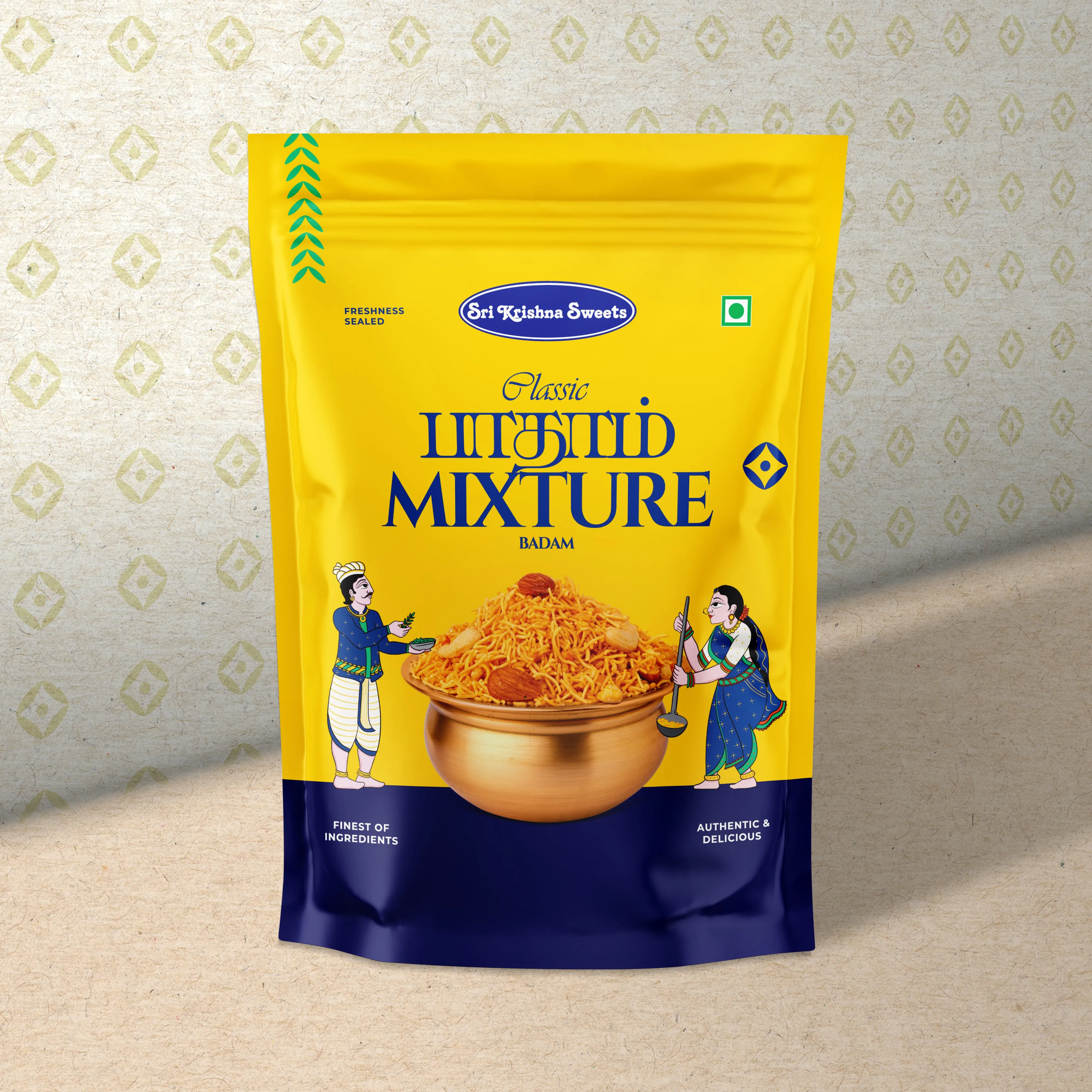 Sri Krishna Sweets Badam Mixture Sri Krishna Sweets Badam Mixture-Pack Size-250 g