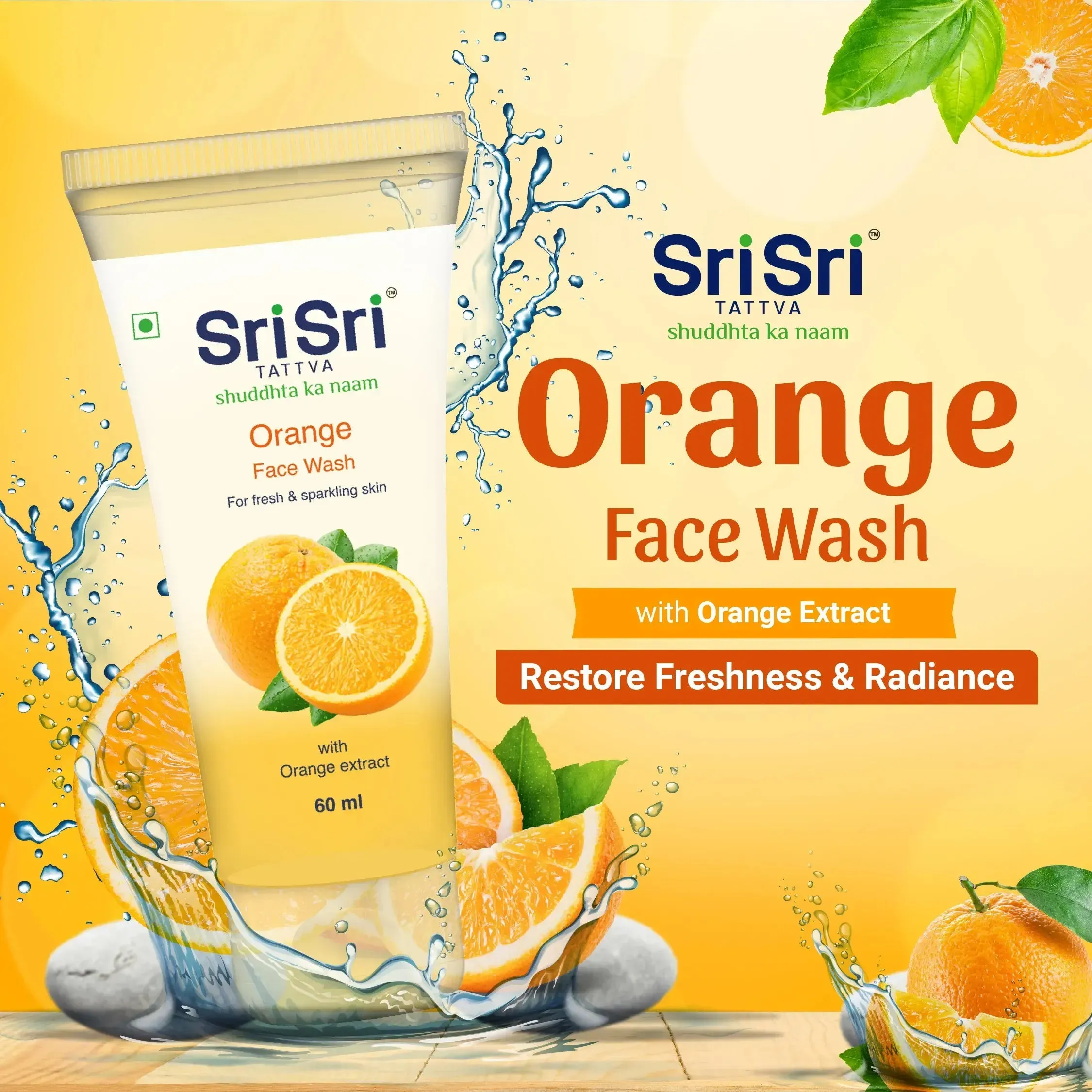 Sri Sri Tattva Orange Face Wash - Image 2