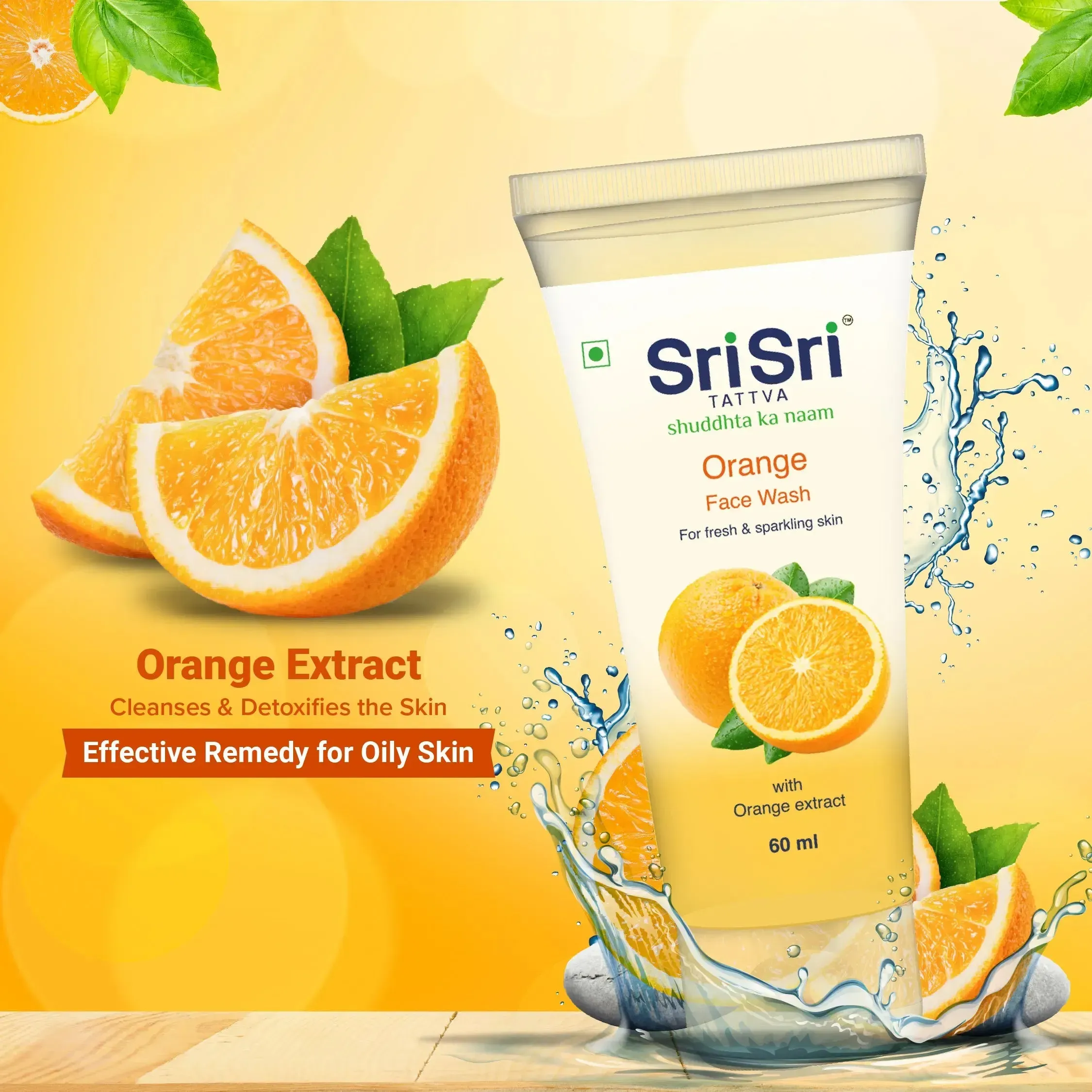 Sri Sri Tattva Orange Face Wash - Image 3