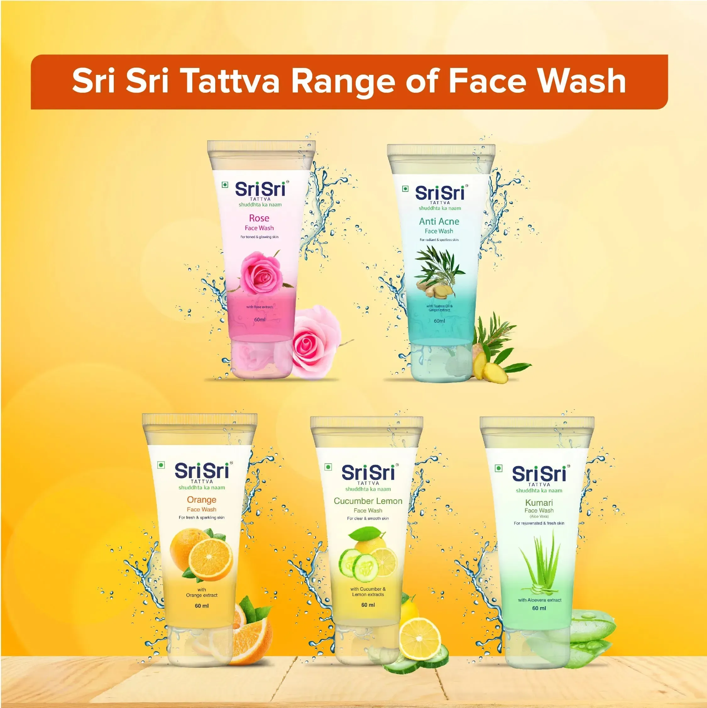 Sri Sri Tattva Orange Face Wash - Image 7