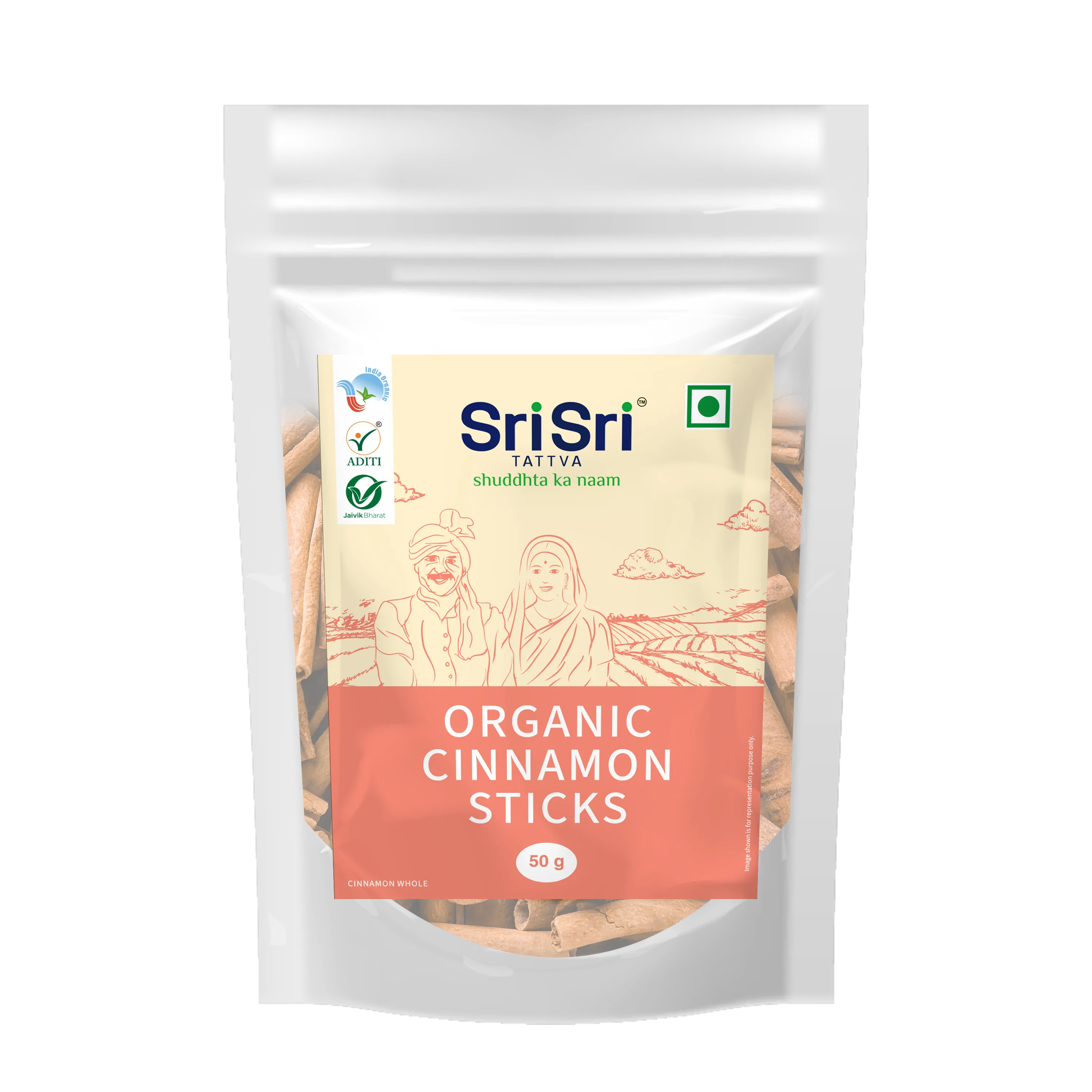 SRI SRI Tattva Organic Cinnamon Sticks (dal Chini)