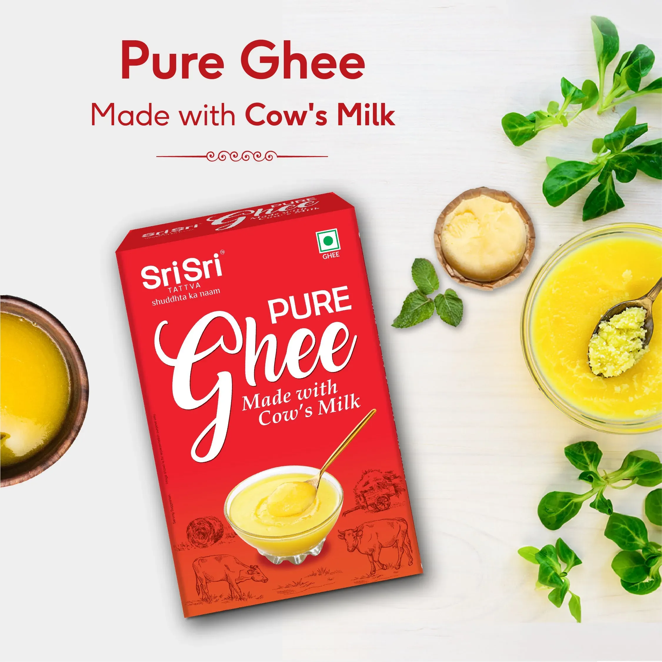 Sri Sri Tattva Pure Ghee Made with Cow's Milk - Image 5