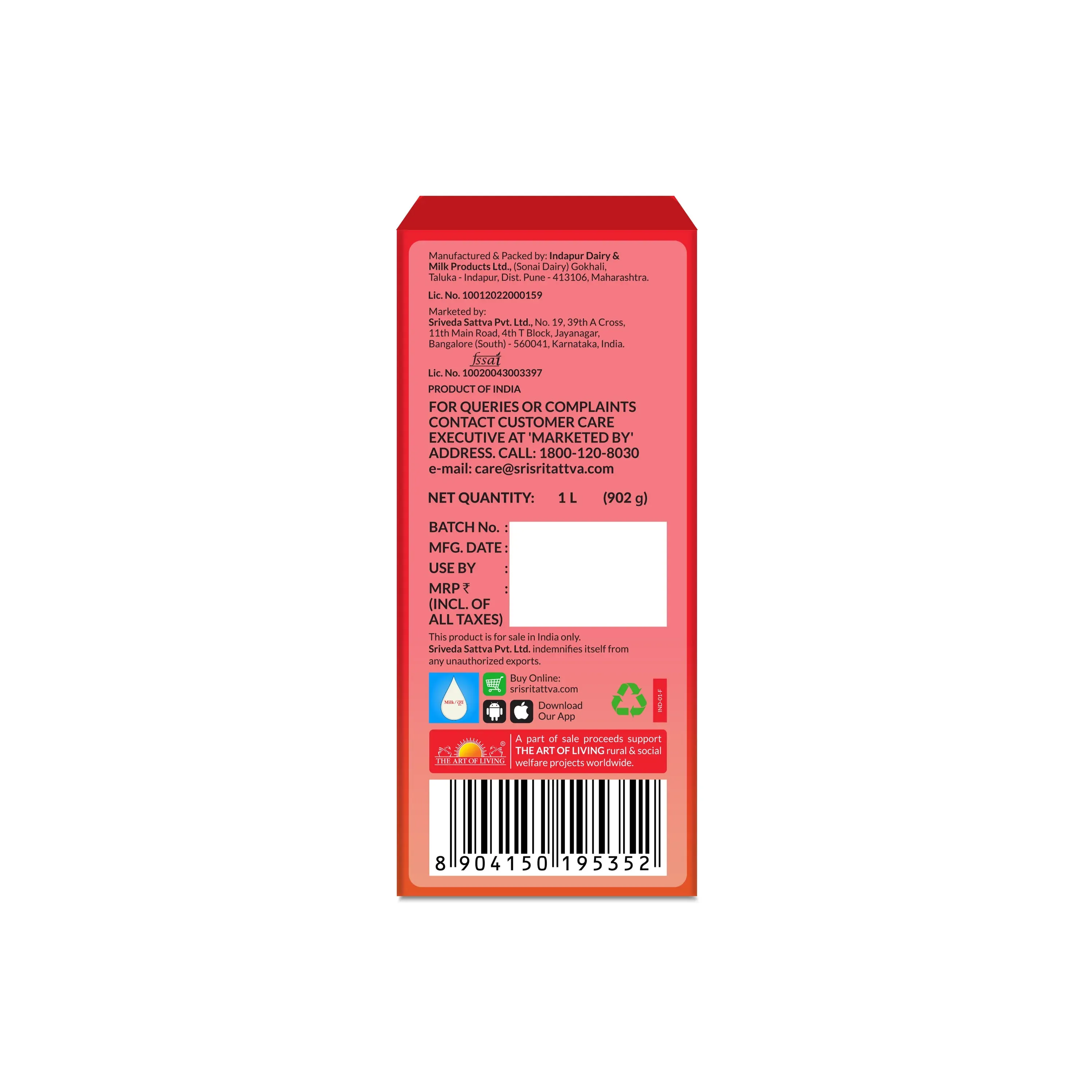 Sri Sri Tattva Pure Ghee Made with Cow's Milk - Image 9