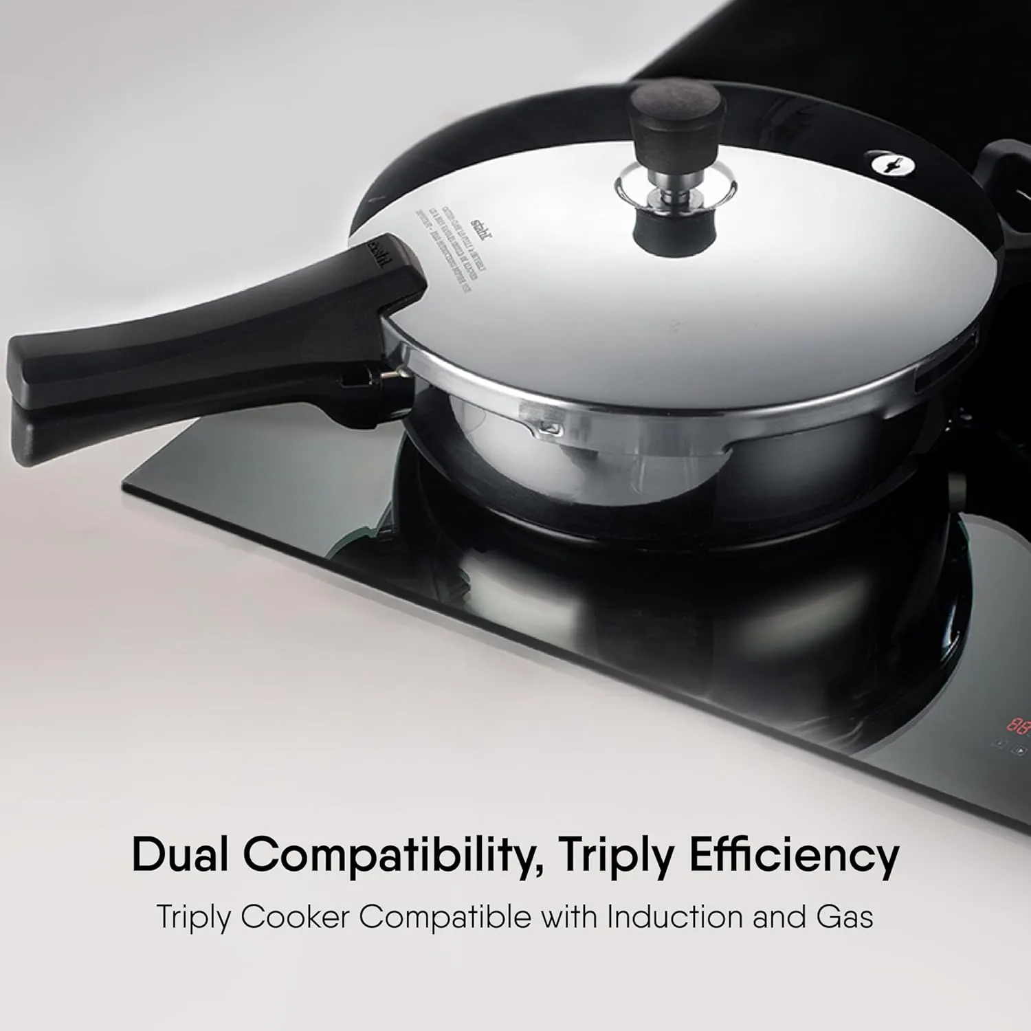Stahl Xpress Cooker Triply Pressure Cooker Tall - Image 7