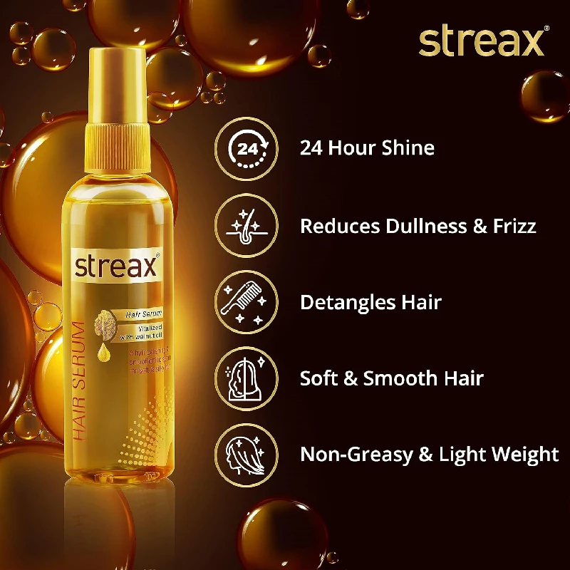 Streax Hair Serum for Women & Men Containing Walnut Oil - Image 2